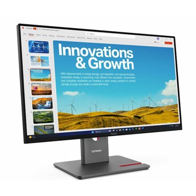 LENOVO Monitor 23,8" ThinkVision P24QD-40, QHD, IPS, HDMI, DisplayPort, USB-C, 120 Hz
